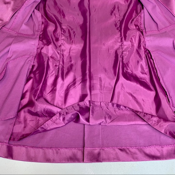 IZ Buyer Trench Coat Purple Size Medium - Picture 11 of 13